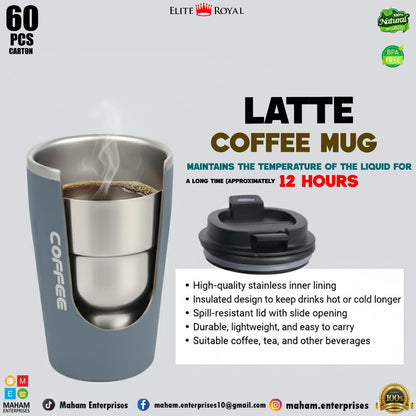 Heat Preservation Coffee Mug Stainless Steel Travel Portable Mug Coffee Milk Cup